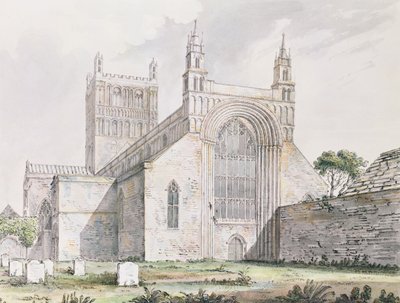 Kirche von Tewkesbury, Gloucestershire von Moses Griffith